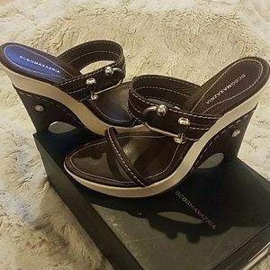 Authentic BCBGMAXAZRIA Wedge heel